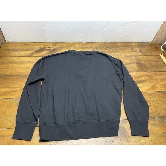 Rag & Bone Womens Long Sleeve Pullover V Neck Sweater Black Size Large - Picture 12 of 12